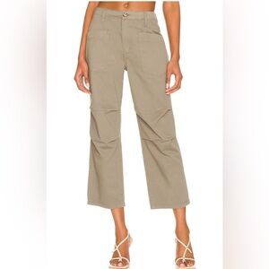 PISTOLA Josie Pleated Utility Pant in Garden Green Size 30 NWOT